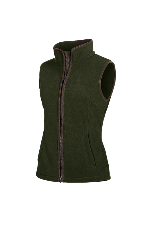 Baleno Dames Fleece Bodywarmer Sally Khaki
