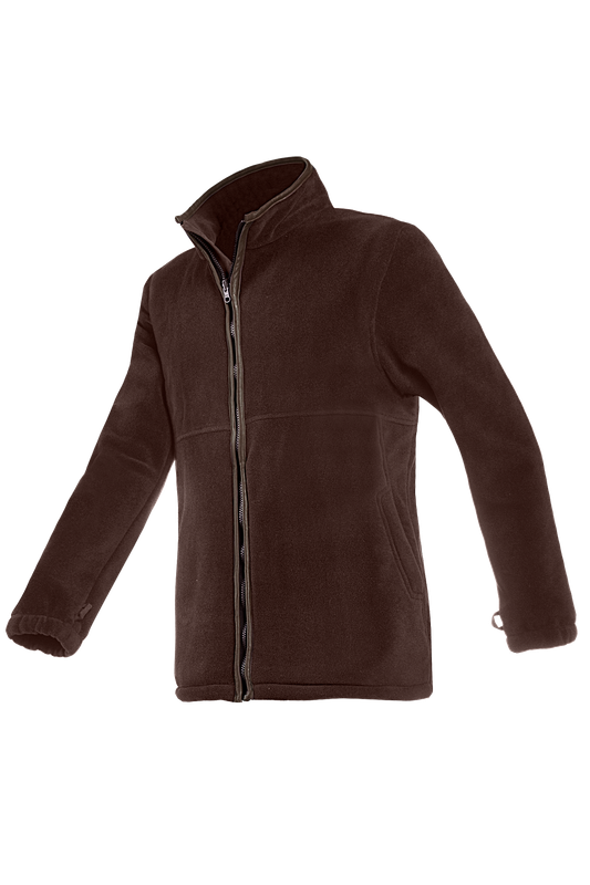Baleno Heren Fleece Jas Henry Chocolade