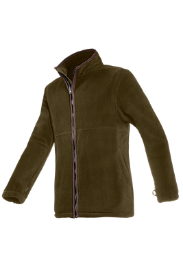 Baleno Heren Fleece Jas Henry Olijfgroen