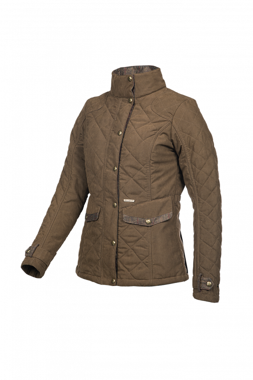 Baleno Dames Jas Halifax Donkerbruin