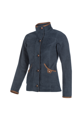 Baleno Dames Fleece Blazer Claire Nachtblauw