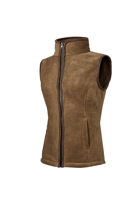 Baleno Dames Fleece Bodywarmer Sally Camel