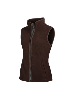 Baleno Dames Fleece Bodywarmer Sally Chocolade