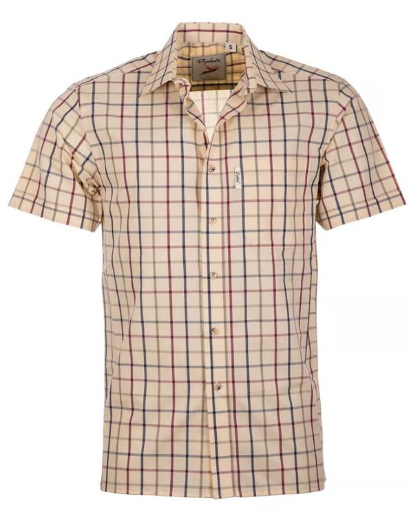 Rydale Heren Ebberston Sand Shirt Korte Mouwen