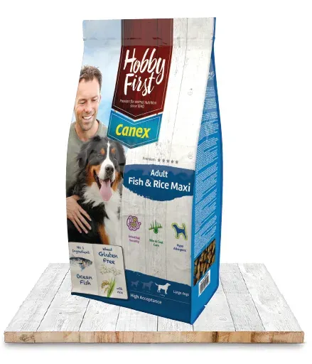 HobbyFirst Canex Adult Vis & Rijst Maxi 12Kg