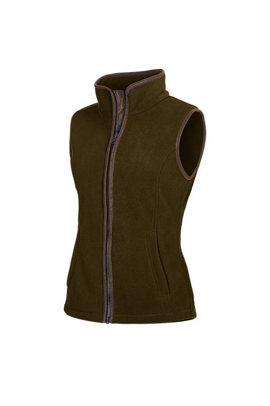 Baleno Dames Fleece Bodywarmer Sally Olijfgroen