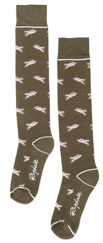 Rydale Sokken Dames Flying Pheasant Kniekousen Olive