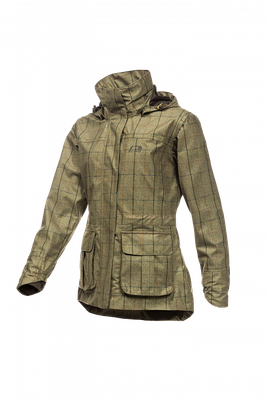 Baleno Dames Jas Pembroke Tweed Khaki Baleno Dames Jas Pembroke Tweed Khaki