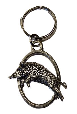 Sleutelhanger Wild Zwijn Tin