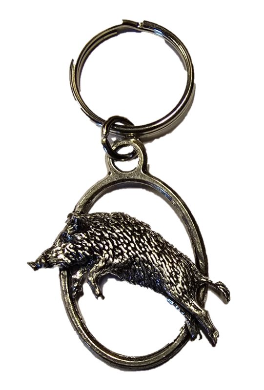 Sleutelhanger Wild Zwijn Tin