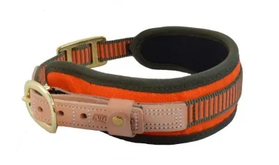 Niggeloh Halsband Oranje/Groen Medium