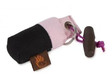 Firedog Sleutelhanger Dummy Roze/Zwart