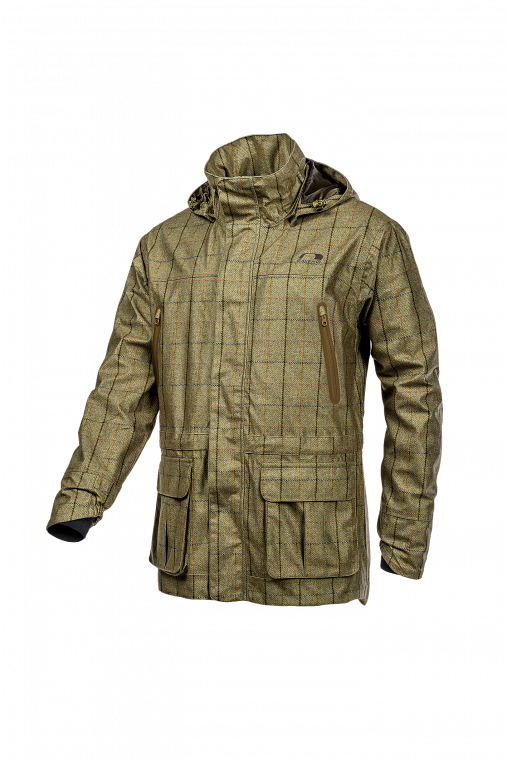 Baleno Heren Jas Moorland Tweed Khaki