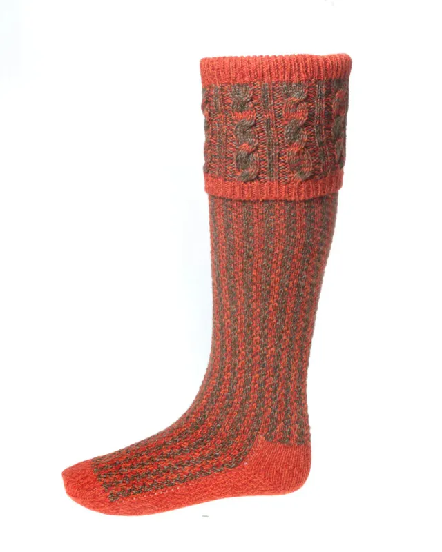 House Of Cheviot Sokken Heren Autumn Glow