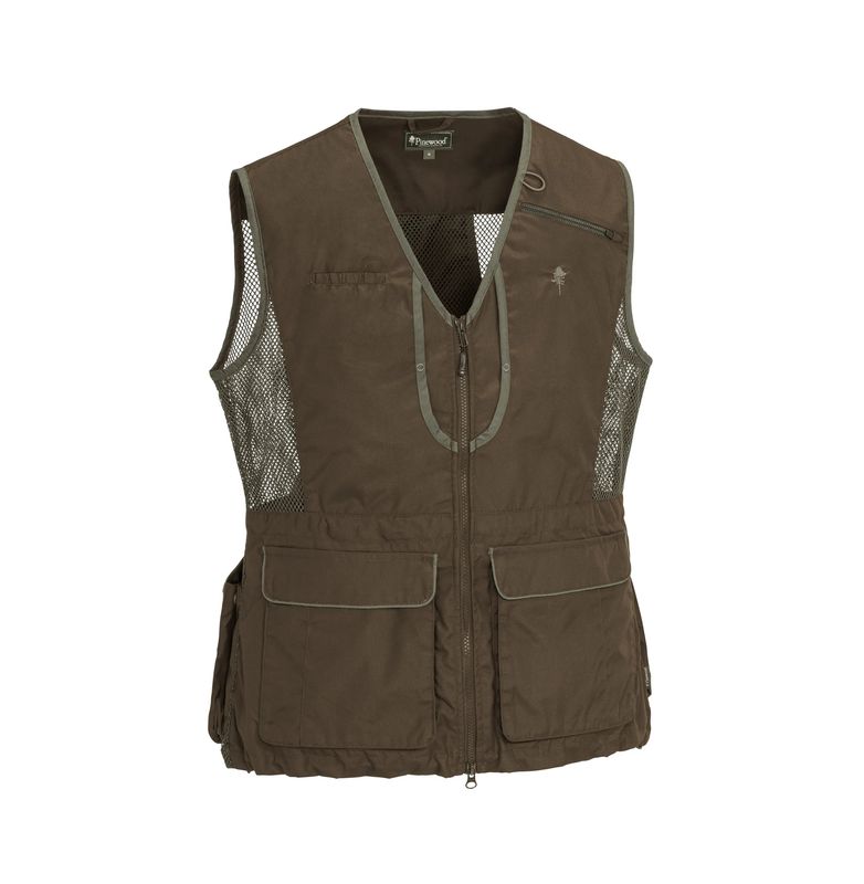 Pinewood Dog Sports Vest 2.0 Dames Olijfgroen/Suede Bruin
