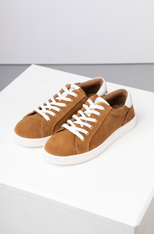 Rydale Dames Helmsley Suede Trainer Tan