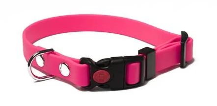 Mystique Training Set Halsband en Lijn Biothane Neon Roze