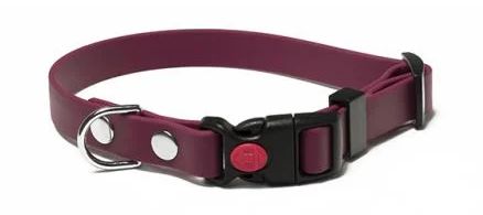 Mystique Training Set Halsband en Lijn Biothane Wijnrood