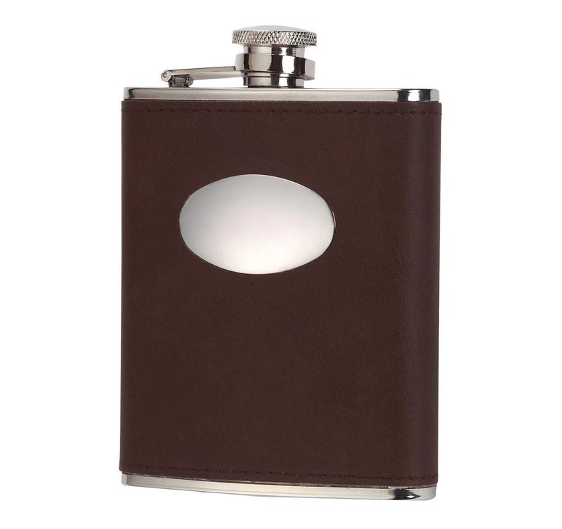 Bisley Heupfles Leder Bruin 170 ml David Nickerson