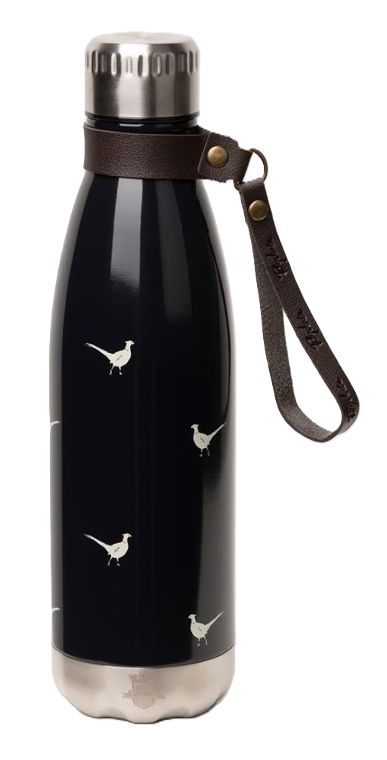 Rydale On-The-Go Roestvrij Staal Waterfles Fazant Print Navy