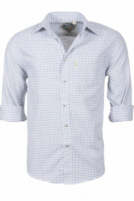 Rydale Heren Market Day Country Shirt Dark Navy