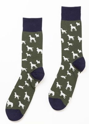 Rydale Sokken Heren Multi Dog Khaki