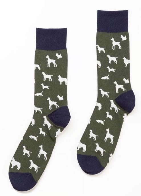 Rydale Sokken Heren Multi Dog Khaki