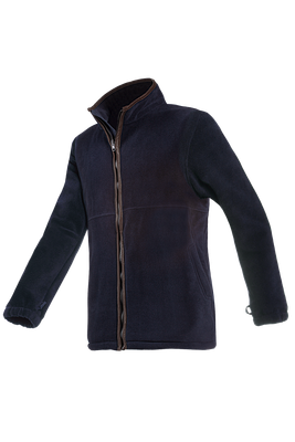 Baleno Heren Fleece Jas Henry Marineblauw