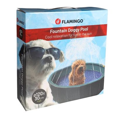 Flamingo Fountain Doggy Pool