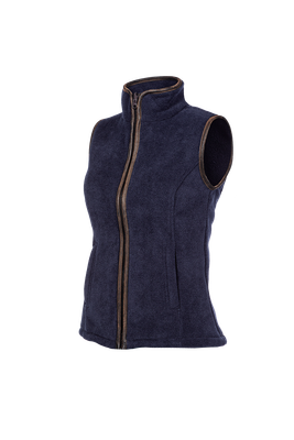 Baleno Dames Fleece Bodywarmer Sally Marineblauw
