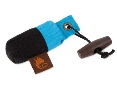 Firedog Sleutelhanger Dummy Baby Blauw/Zwart