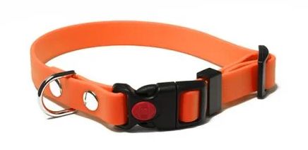 Mystique Training Set Halsband en Lijn Biothane Neon Oranje