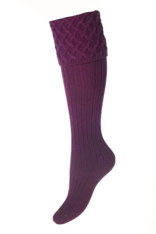 House Of Cheviot Sokken Dames Rannoch New Lilac