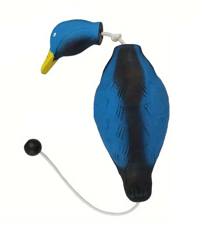 Bird Dummy Blauwe Kopeend Plastic