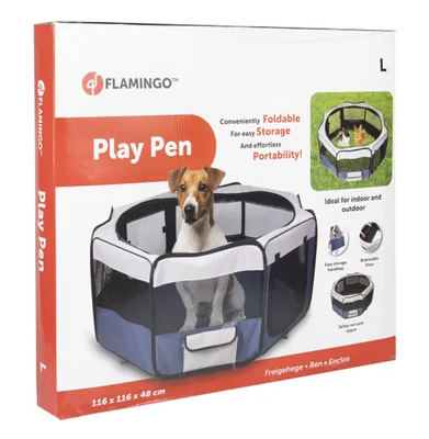 Flamingo Puppyren Flavio Grijs/Blauw