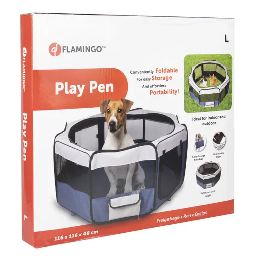 Flamingo Puppyren Flavio Grijs/Blauw