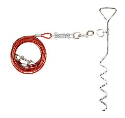 Flamingo Spiraal Vastlegpen Igla + 7,5 meter kabel