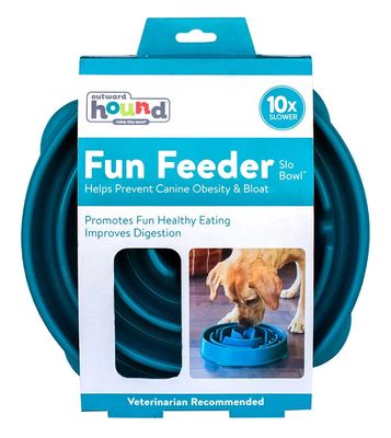 Fun Feeder Slo Bowl Teal Large