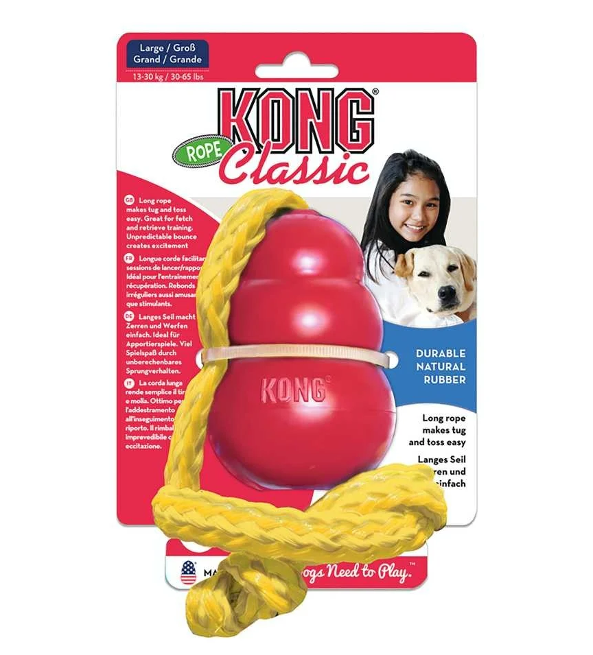 Kong Classic Met Touw