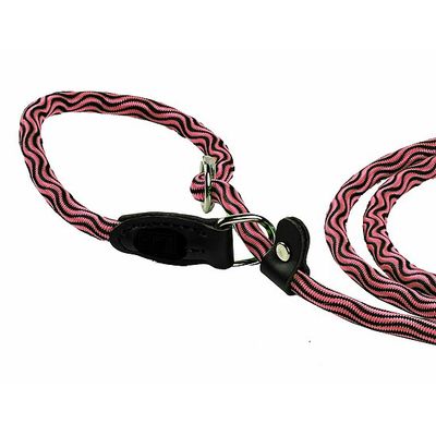 Kiwi Walker Leiband 8MM/190CM Roze/Zwart