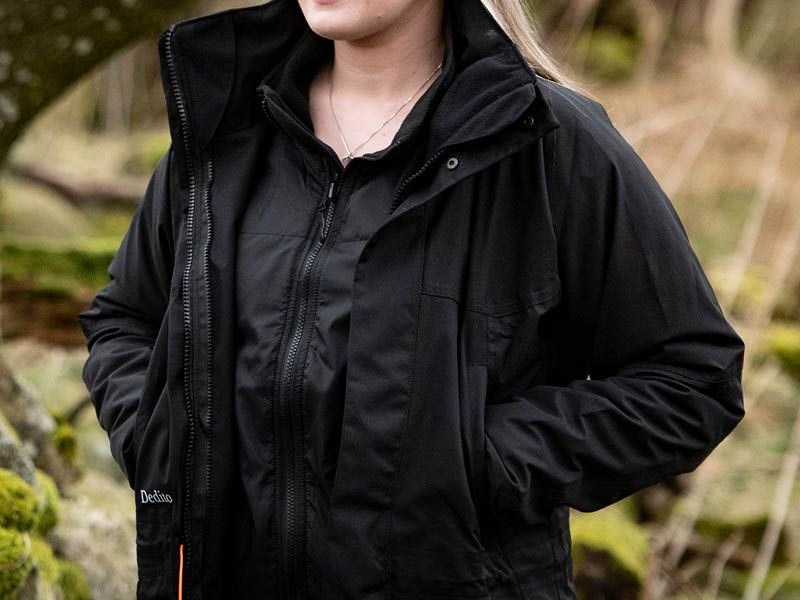 Dedito Mid Layer Jacket Zwart