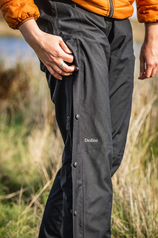 Dedito Waterproof Overtrousers Zwart