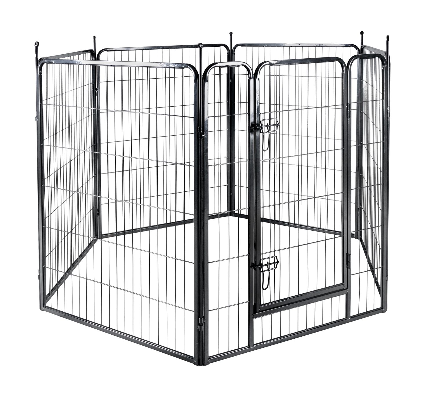 Flamingo Kennel Zecta Zwart 6 Panelen Flamingo Kennel Zecta Zwart 6 Panelen