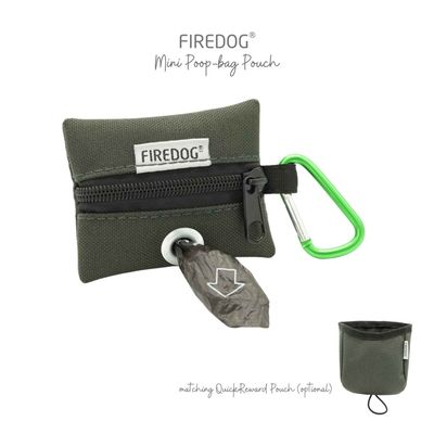 Firedog Mini Poepzakjeshouder Nylon Hunter Green