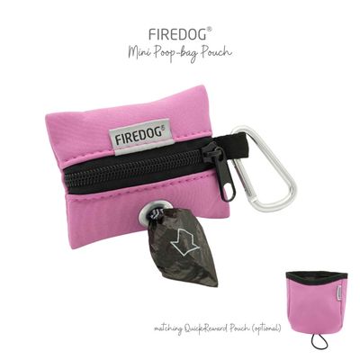 Firedog Mini Poepzakjeshouder Softshell Roze