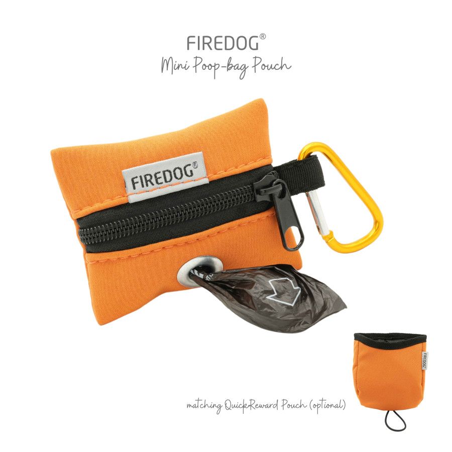 Firedog Mini Poepzakjeshouder Softshell Oranje