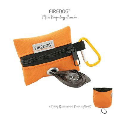 Firedog Mini Poepzakjeshouder Softshell Oranje Firedog Mini Poepzakjeshouder Softshell Oranje