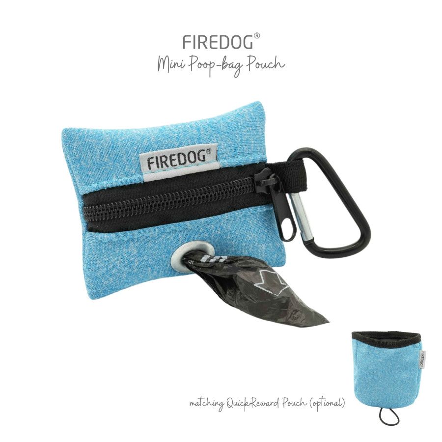 Firedog Mini Poepzakjeshouder Softshell Gevlekt Blauw Firedog Mini Poepzakjeshouder Softshell Gevlekt Blauw
