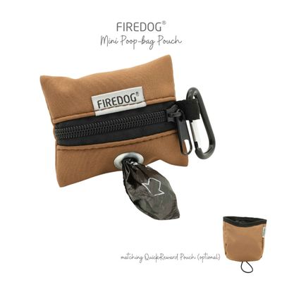 Firedog Mini Poepzakjeshouder Softshell Lichtbruin