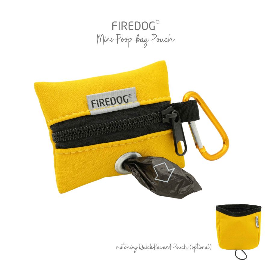 Firedog Mini Poepzakjeshouder Softshell Geel